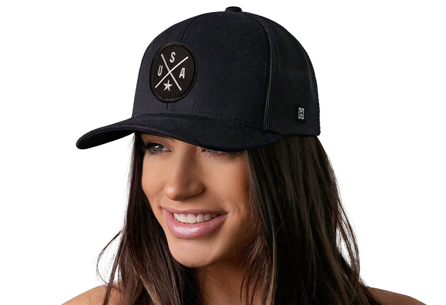 USA Trucker Hat | Black America Snapback