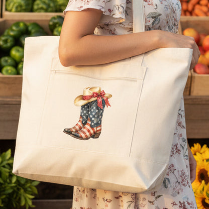 America's 250 Tote Flag Boots