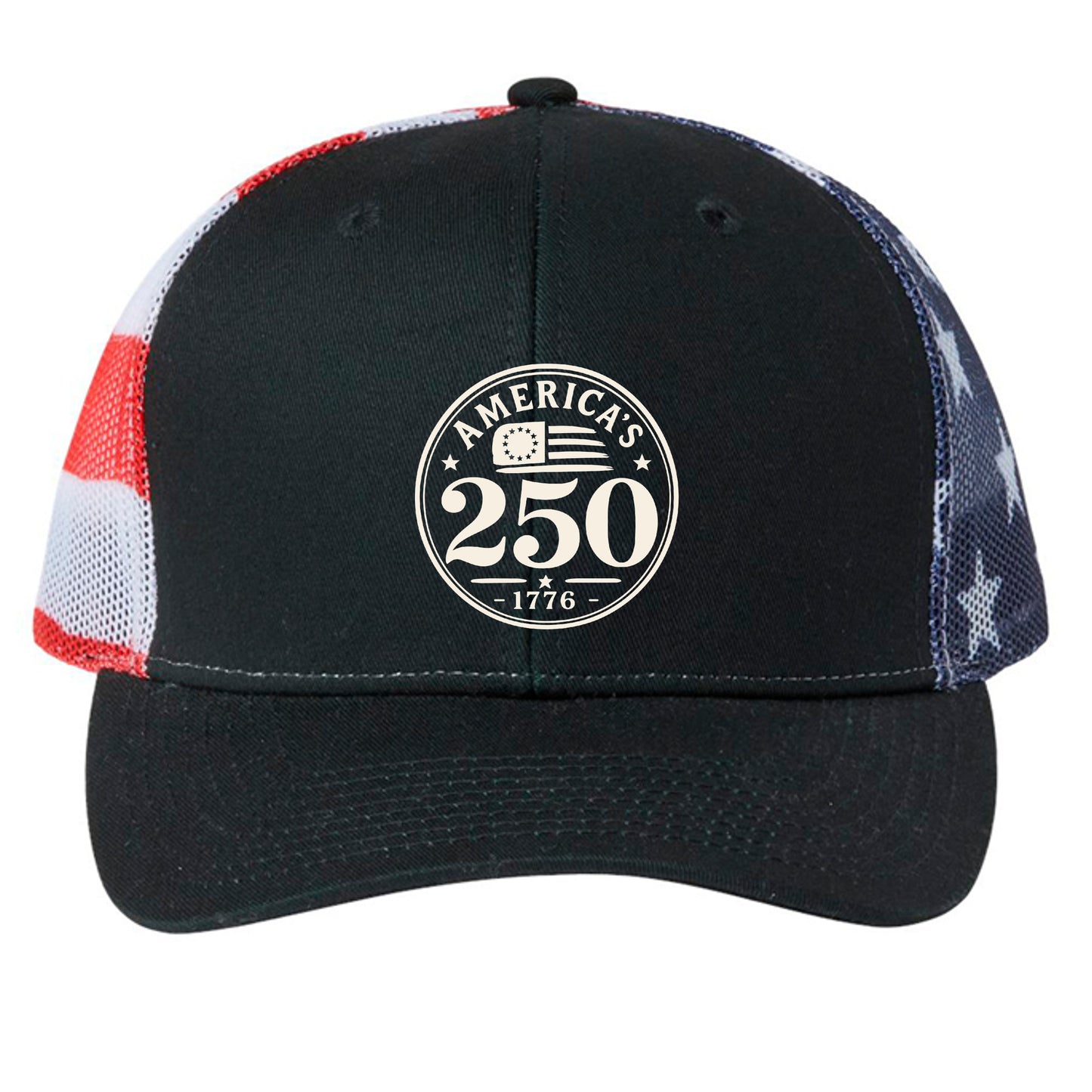 Black/ USA Flag - S700M - FRONT