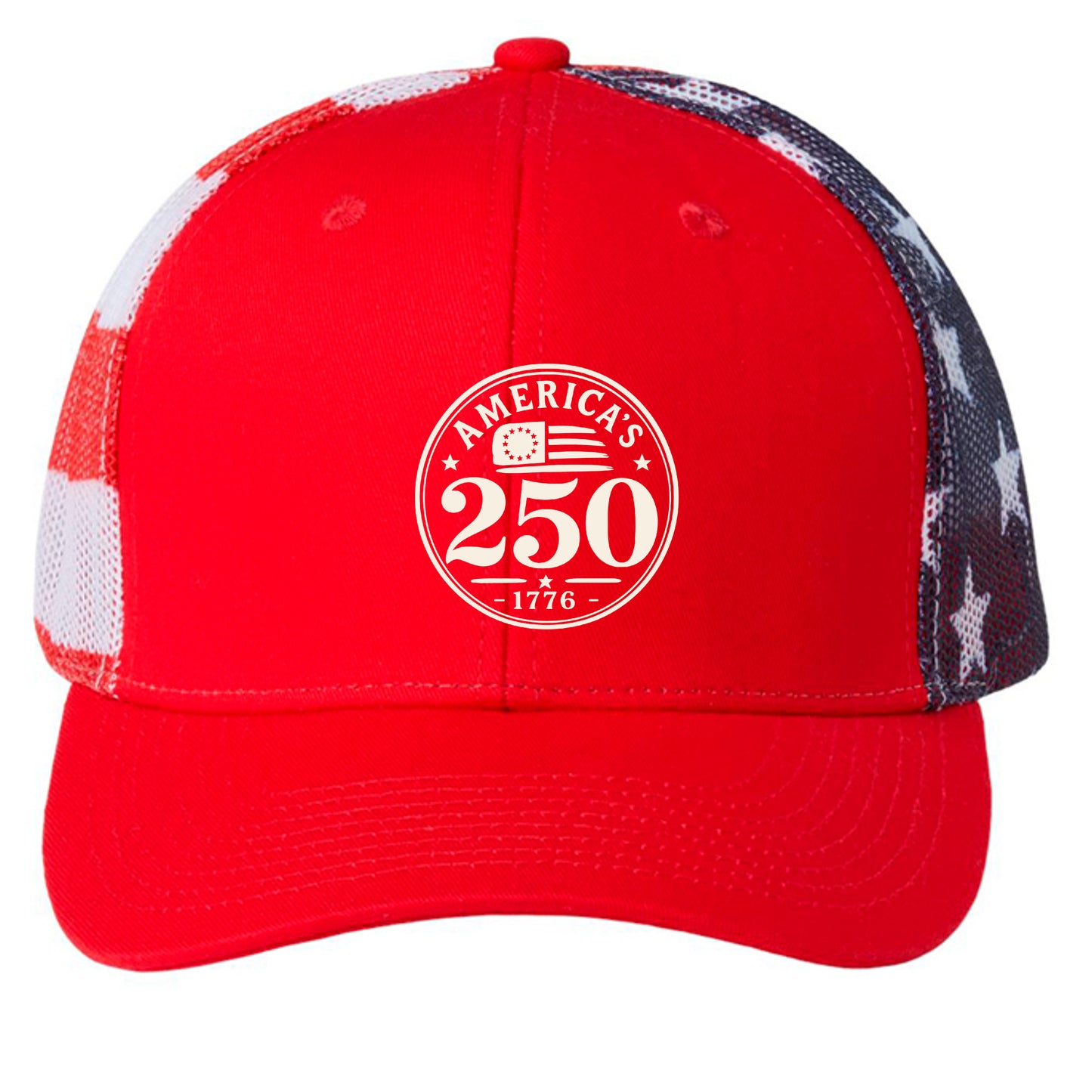 Red/ USA Flag - S700M - FRONT