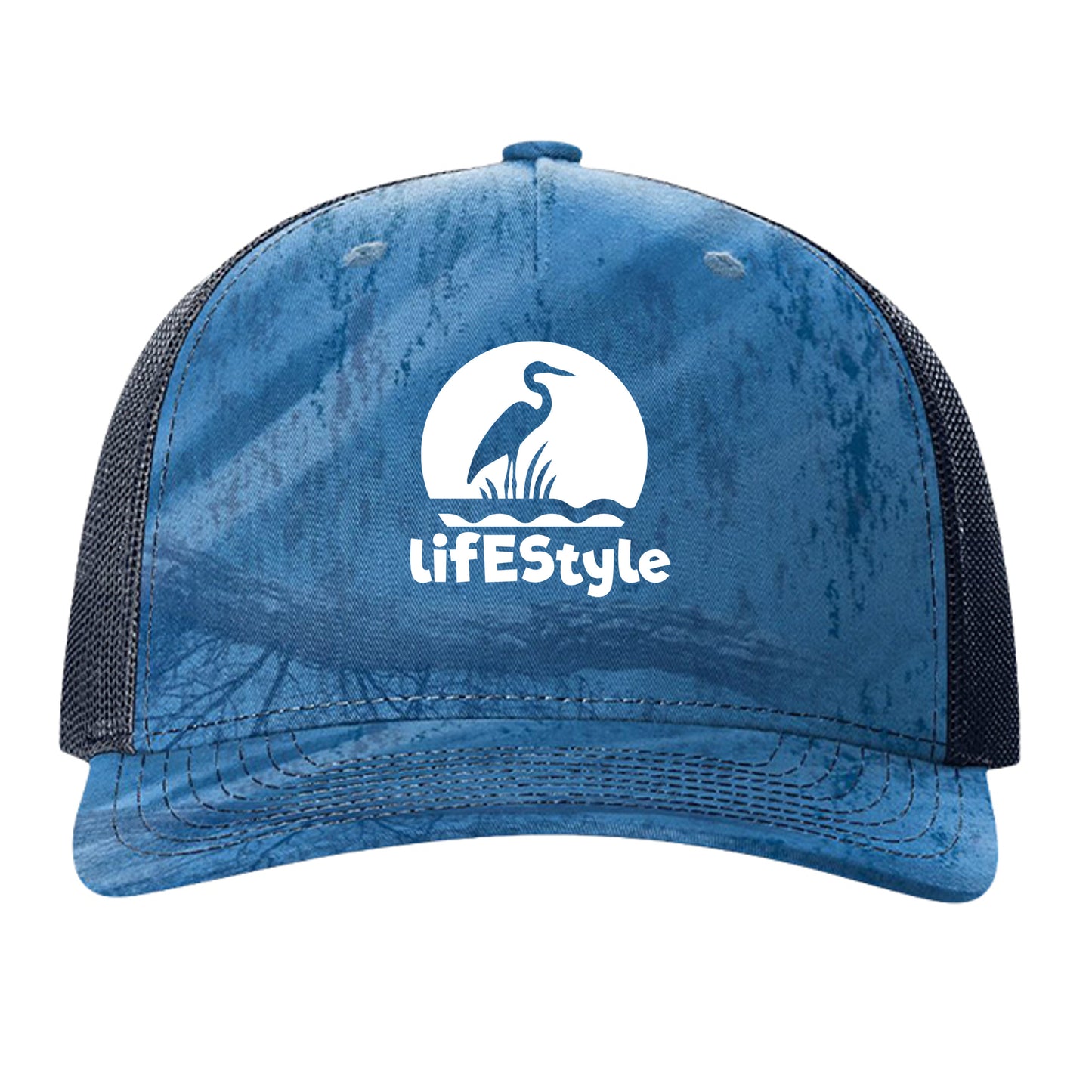 Realtree Fishing Light Blue/ Navy - 112PFP - FRONT
