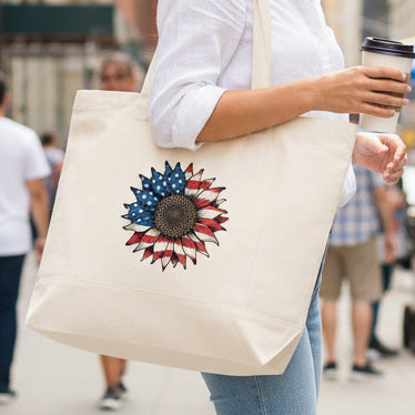America's 250 Tote Flag Flower